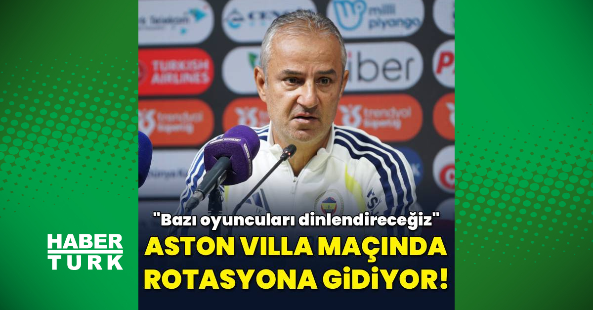 İsmail Kartal rotasyona gideceğini duyurdu!