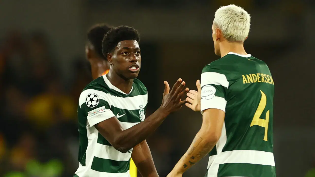 Sporting Şampiyonlar Ligi'nde 2'de iki yaptı!