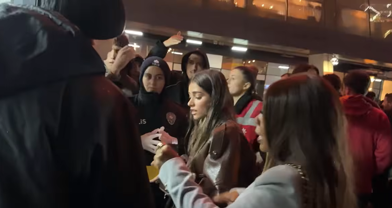 Galatasaray stadına maç izlemeye gelen Yamal'ın sevgilisine şok