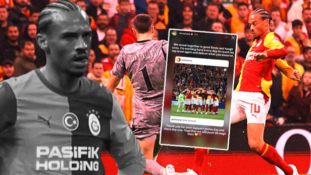 Eleştirilerin hedefindeki Sane'den Galatasaray taraftarına mesaj!