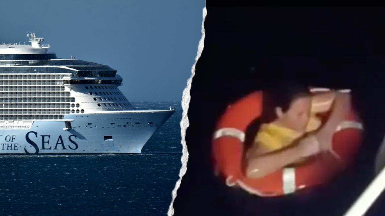 Turist, gemiden denize atladı; 20 saat sonra su yüzeyinde hayatta bulundu.