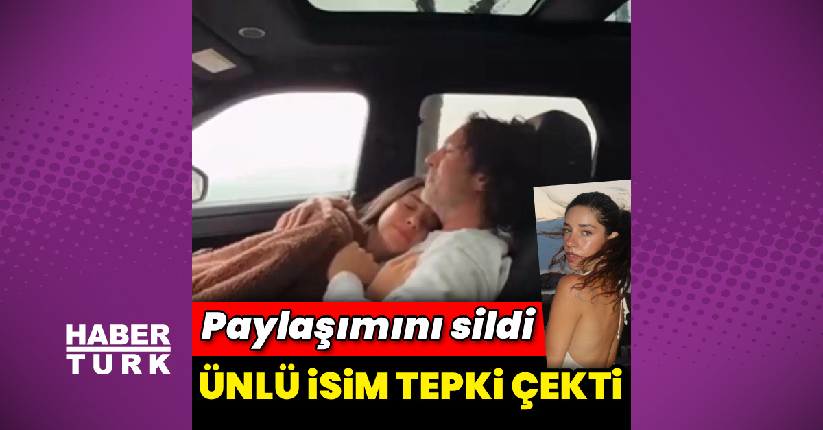 Tepkiler sonrası o videoyu sildi