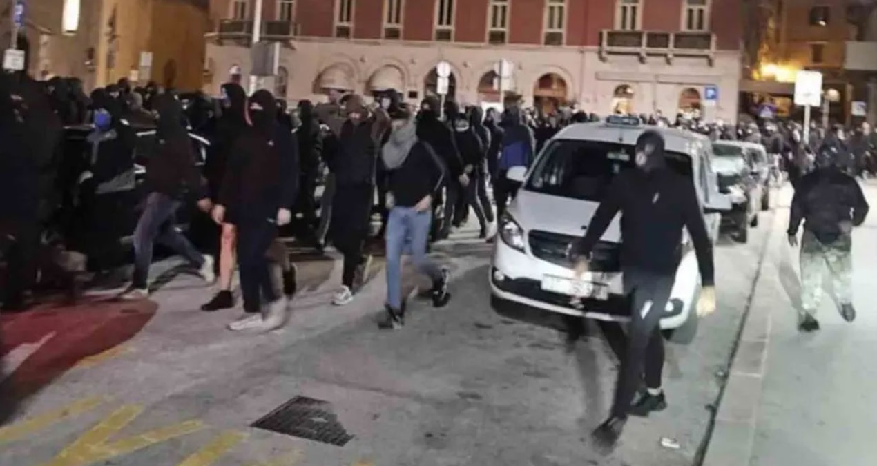 Avrupa'nın göbeğinde futbol için sokak savaşı