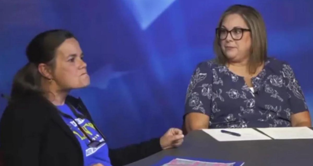 Canlı yayına sarhoş çıkan kadın siyasetçi rakiplerini tehdit etti