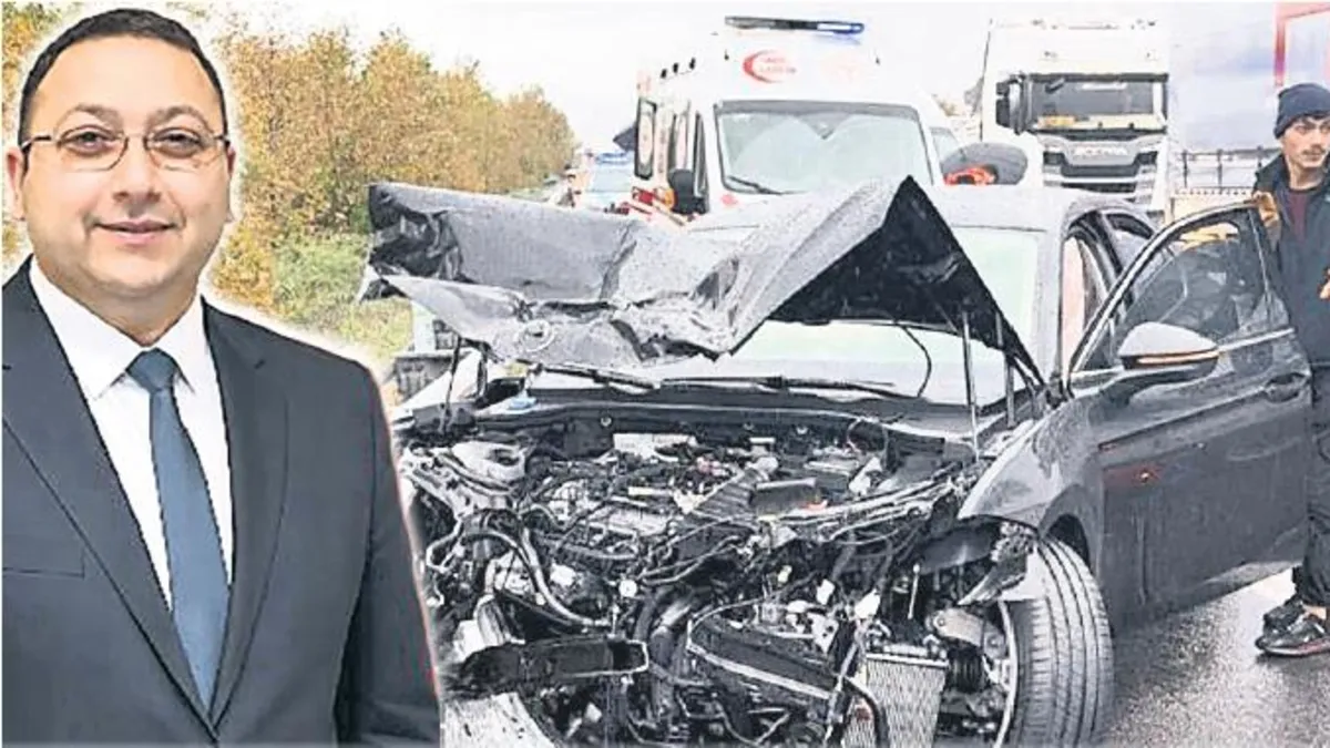 Başkan vekili kaza kurbanı