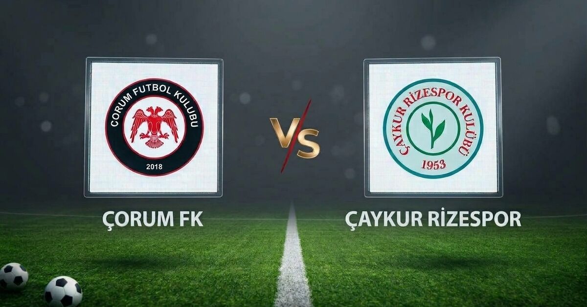 Çorum FK - Çaykur Rizespor maçı ne zaman?