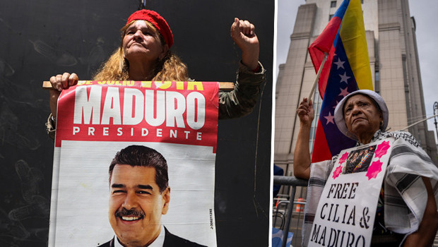 Venezuela Devlet Başkanı Maduro ve eşi Flores hakim karşısına çıktı