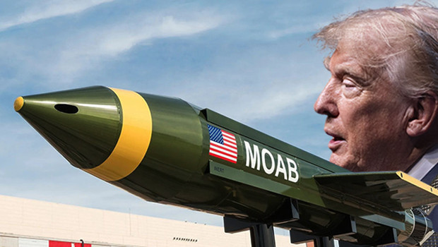 Trump'tan korkunç açıklama: MOAB bombasını kullanabiliriz... "Tüm bombaların anası olarak biliniyor"