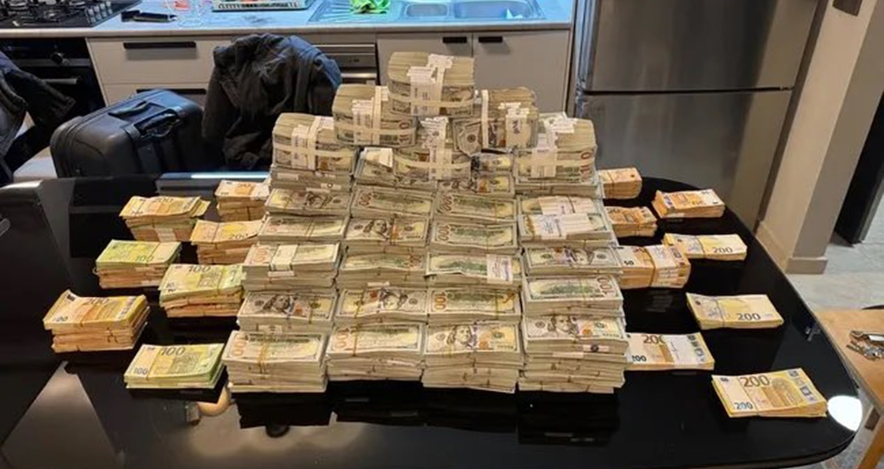 Rüşvet paraları için ev kiralamış