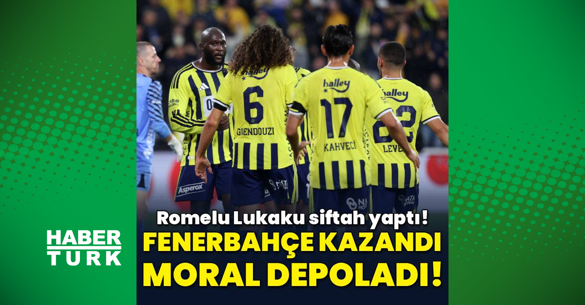 Fenerbahçe kazandı moral depoladı!