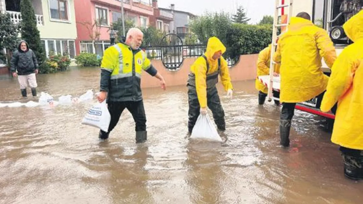 Şile’de sağanak yağış taşkına neden gerçekleşti