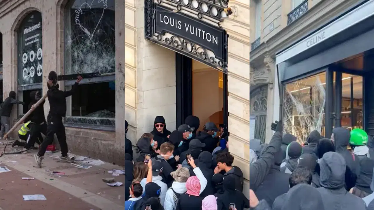 Fransa'da hayat pahalılığı protestoları büyüdü: Lüks mağazalar yağmalandı, 1200 gözaltı