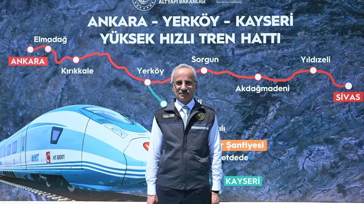 Ankara-Kayseri arası 1 saat 45 dakikaya düşecek